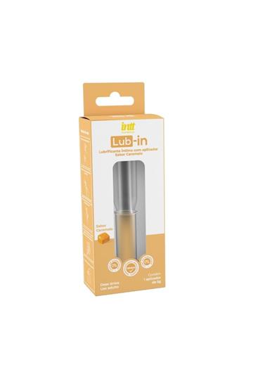 LUB-IN LUBRIFICANTE QUE VIBRA COMESTÍVEL COM APLICADOR PARA INTRODUZIR CARAMELO 5G