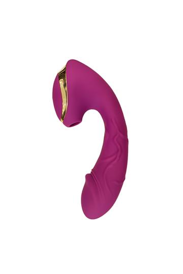 VIBRADOR PENETRAVEL COM ESTIMULADOR DE LINGUA