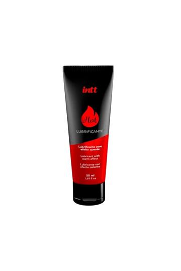LUBRIFICANTE HOT DESLIZANTE COMESTÍVEL À BASE DE AGUA  MORANGO 50G