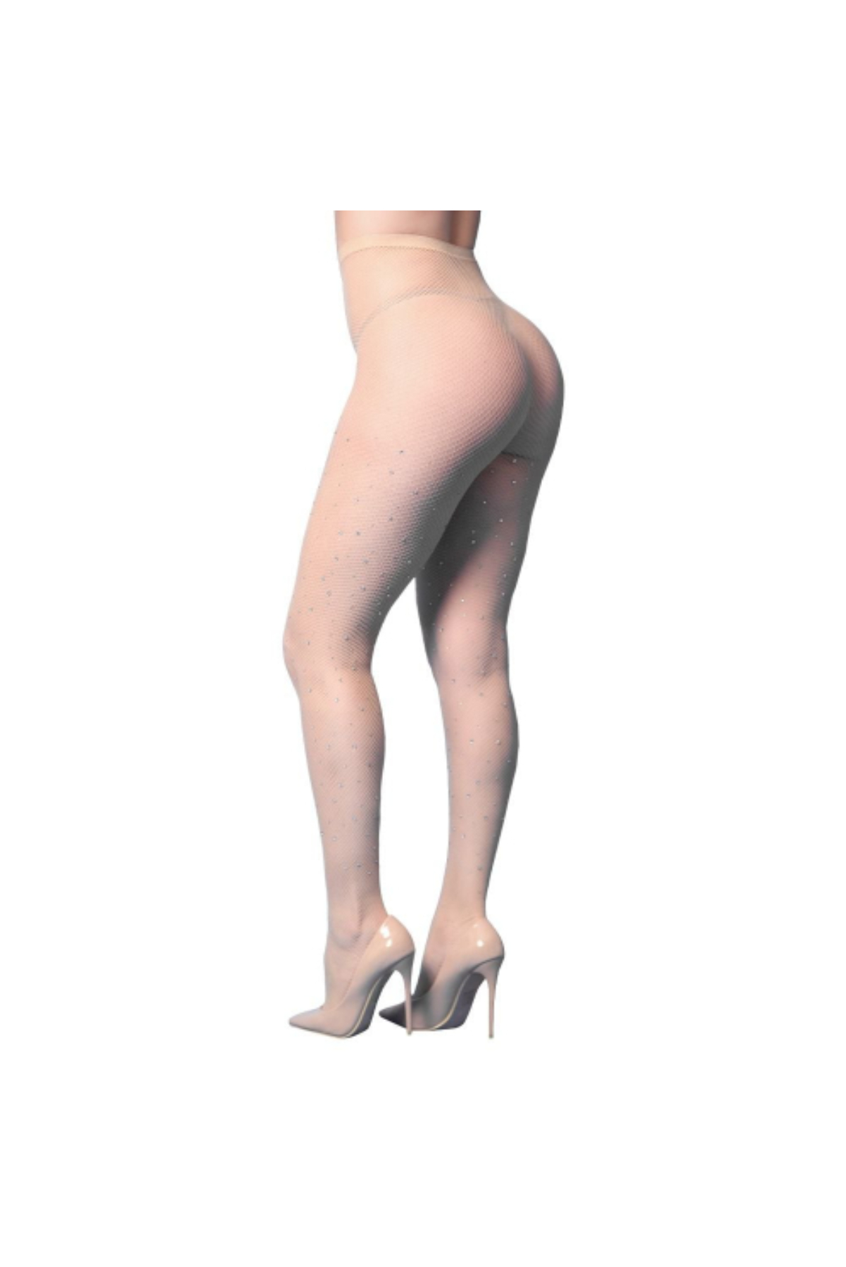 MEIA ARRASTAO TRAMA MEDIA COM STRASS