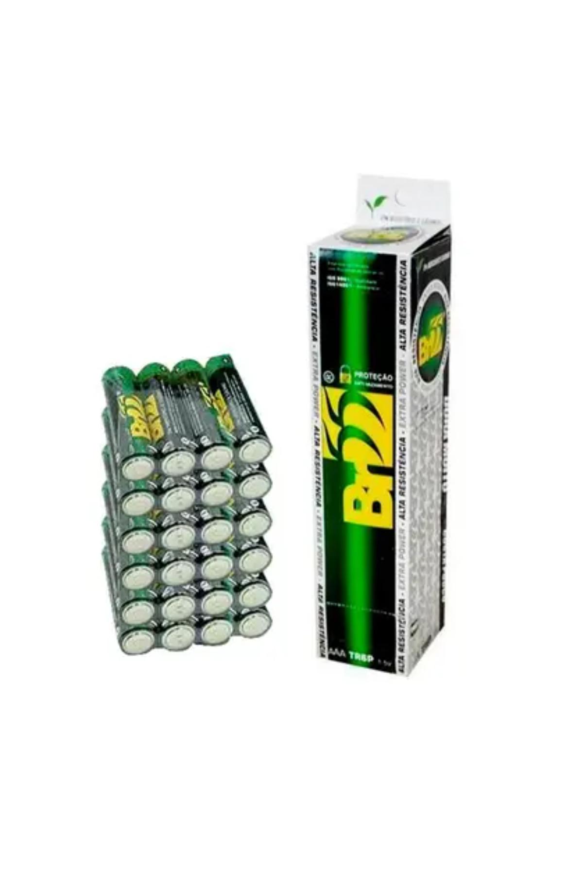 PILHA ALCALINA AAA (TAMANHO PALITO) TUBO COM 2 PILHAS